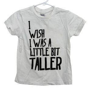 Trilogy Graphic Short Sleeve T Shirt Top Size 3T White Black